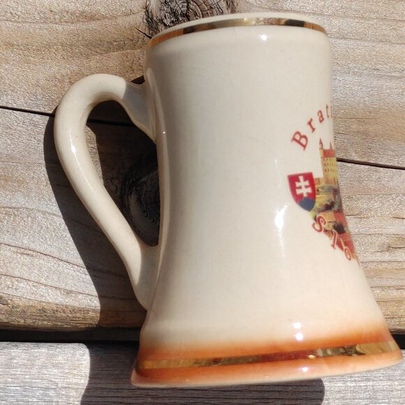 Vintage Bratislava Slovakia Mini Stein Shot Glass - Picture 4 of 5